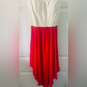 Women size small strapless dress